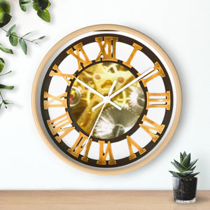 Wall Clock (combines mechanical clock design and the engine of a quazt watch)