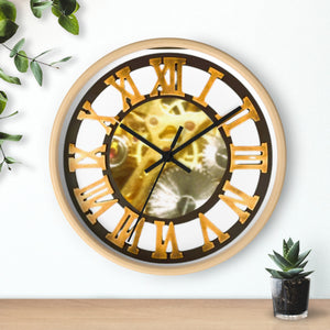 Wall Clock (combines mechanical clock design and the engine of a quazt watch)