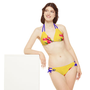Strappy Bikini Set (AOP)