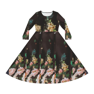 Women's Long Sleeve Dance Dress (AOP)