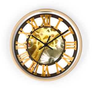 Wall Clock (combines mechanical clock design and the engine of a quazt watch)