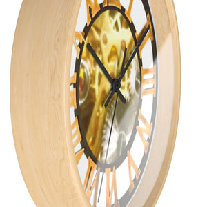 Wall Clock (combines mechanical clock design and the engine of a quazt watch)