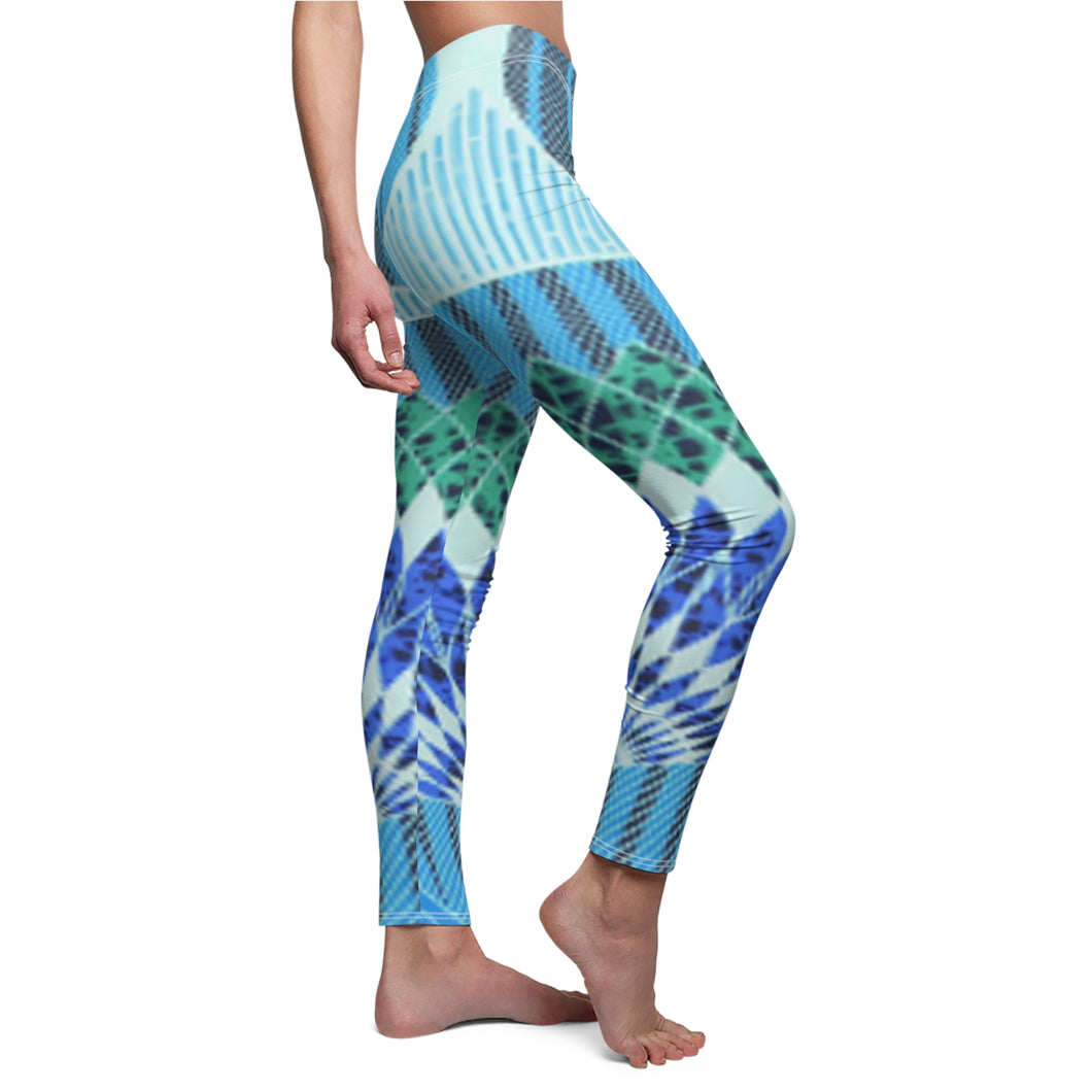 Women's Cut & Sew Casual Leggings (AOP)