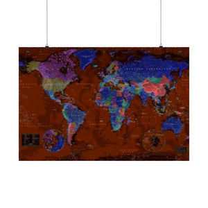 Carte du Monde d’Exception ! (WORLD MAP POSTER)