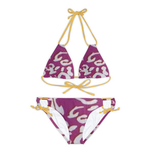 Strappy Bikini Set (AOP)