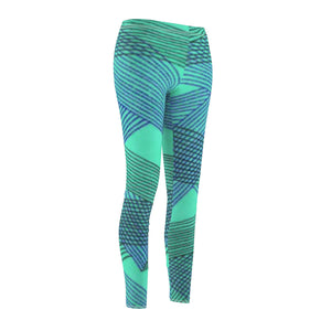 Women's Cut & Sew Casual Leggings (AOP)