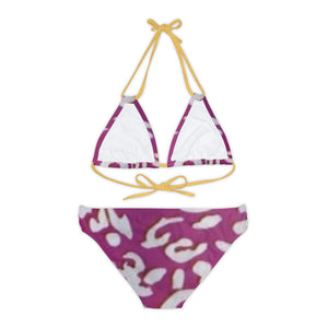 Strappy Bikini Set (AOP)