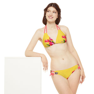 Strappy Bikini Set (AOP)