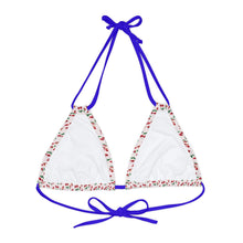 Charger l&#39;image dans la galerie, Strappy Triangle Bikini Top (AOP)