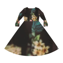 Charger l&#39;image dans la galerie, Women&#39;s Long Sleeve Dance Dress (AOP)