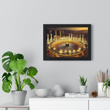 Charger l&#39;image dans la galerie, Horizontal Framed Poster of Kaaba