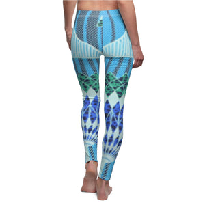 Women's Cut & Sew Casual Leggings (AOP)