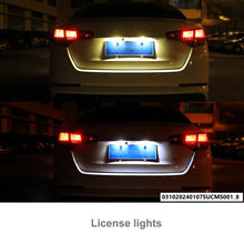 Charger l&#39;image dans la galerie, Lot de 2 lampes de lecture pour voiture Festoon 41 mm 3 W 300 lm Lumière blanche 8 LED 3528 SMD Canbus sans erreur, DC 12