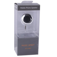 Charger l&#39;image dans la galerie, Haut-parleur pour téléphone portable 3 W avec prise jack 3,5 mm (blanc, Noir)