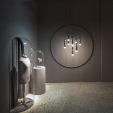 Charger l&#39;image dans la galerie, Lustre; et créatif pour comptoir de bar, restaurant, chambre à coucher, chevet, style moderne( #LuminaireDesign  #DécoIntérieure  #LampeCréative  #SuspensionBois  #ÉclairageNaturel  #DécoMaison  #LuminaireChambre  #LustreRestaurant  )