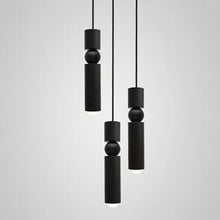 Charger l&#39;image dans la galerie, Lustre; et créatif pour comptoir de bar, restaurant, chambre à coucher, chevet, style moderne( #LuminaireDesign  #DécoIntérieure  #LampeCréative  #SuspensionBois  #ÉclairageNaturel  #DécoMaison  #LuminaireChambre  #LustreRestaurant  )