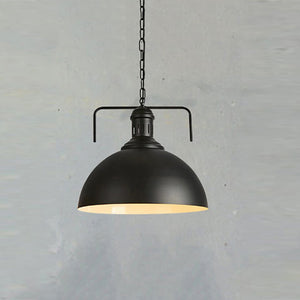 Suspension rétro industrielle créative en fer à une tête, ampoule E27, idéale pour cuisine, salle à manger, chambre à coucher, salon