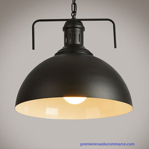 Suspension rétro industrielle créative en fer à une tête, ampoule E27, idéale pour cuisine, salle à manger, chambre à coucher, salon