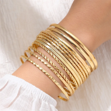 Charger l&#39;image dans la galerie, Ensemble de bracelets simples multicouches de style bohème