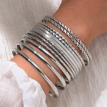 Charger l&#39;image dans la galerie, Ensemble de bracelets simples multicouches de style bohème