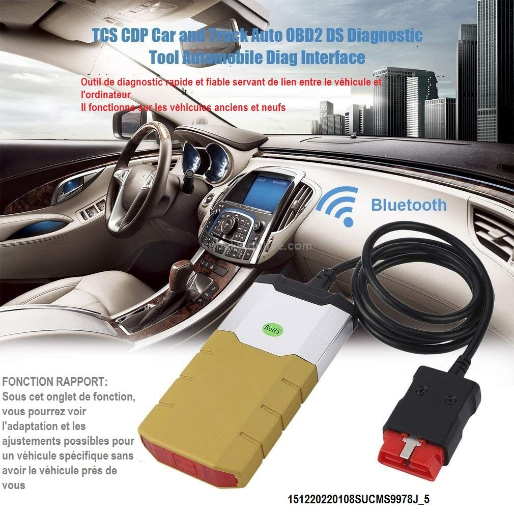 ② (Promo) Delphi interface ds150e diagnostic auto OBD — Outils de voiture —  2ememain