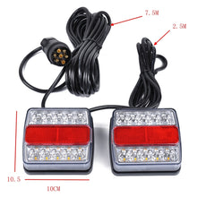 Charger l&#39;image dans la galerie, Feu arrière Feux de freinage pour remorque / camion,Lampes avec 32LEDs SMD-2835 ,DC 12V IP68 6.4W