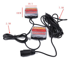 Charger l&#39;image dans la galerie, Feu arrière Feux de freinage pour remorque / camion,Lampes avec 32LEDs SMD-2835 ,DC 12V IP68 6.4W