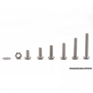 Vis et écrous en acier inoxydable M3 M4 M5 M6 , Vis à tête cylindrique à six pans creux , kit d'assortiment de clés pour joints
