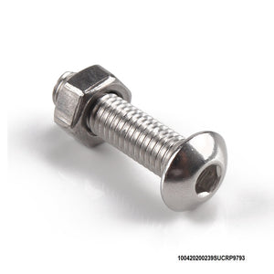 Vis et écrous en acier inoxydable M3 M4 M5 M6 , Vis à tête cylindrique à six pans creux , kit d'assortiment de clés pour joints