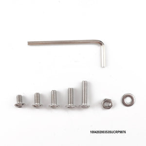 Vis et écrous en acier inoxydable M3 M4 M5 M6 , Vis à tête cylindrique à six pans creux , kit d'assortiment de clés pour joints