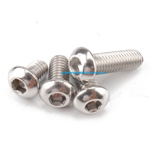 Vis et écrous en acier inoxydable M3 M4 M5 M6 , Vis à tête cylindrique à six pans creux , kit d'assortiment de clés pour joints
