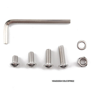 Vis et écrous en acier inoxydable M3 M4 M5 M6 , Vis à tête cylindrique à six pans creux , kit d'assortiment de clés pour joints
