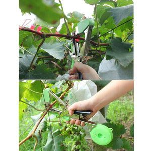 Outil agricole d' attache à la  main des plantes, machine à ruban, machine ruban adhésif agricole