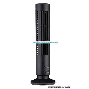 Ventilateur électrique USB enforme de  tour sans feuilles Ventilateur de climatisation