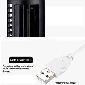 Ventilateur électrique USB enforme de  tour sans feuilles Ventilateur de climatisation
