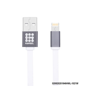 Câble HAWEEL de synchronisation et de chargement haute vitesse 8 broches vers USB 2 m Pour iPhone 11 / iPhone XR / iPhone XS MAX / iPhone X & XS / iPhone 8 & 8 Plus / iPhone 7 & 7 Plus / iPhone 6 & 6s & 6 Plus & 6s Plus / iPad