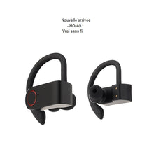 Charger l&#39;image dans la galerie, Écouteur Bluetooth sans fil de type oreillette suspendue avec boîte de chargement + stockage