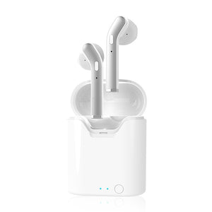 Bluetooth 5.0  Connection grande Distance. Écouteur Bluetooth sans fil avec boîte de charge magnétique, prise en charge de l'affichage d'alimentation IOS et de la correspondance de la mémoire Bluetooth et appel HD
