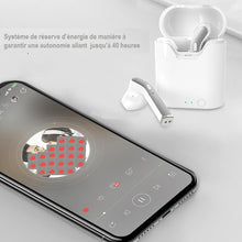 Charger l&#39;image dans la galerie, Bluetooth 5.0  Connection grande Distance. Écouteur Bluetooth sans fil avec boîte de charge magnétique, prise en charge de l&#39;affichage d&#39;alimentation IOS et de la correspondance de la mémoire Bluetooth et appel HD