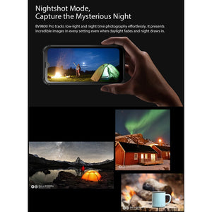 Blackview BV9800 Rugged Phone, 6GB+128GB ,Waterproof Dustproof Shockproof, Triple Cameras, Face & Fingerprint Identification, 6.3 inch Android 9.0 Pie Helio P70 Octa Core up to 2.1GHz, NFC, Wireless Charge, Network: 4G