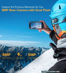 Ulefone Armor X6 Rugged Phone, 2GB+16GB  ,  IP68/IP69K Waterproof Dustproof Shockproof, Face Identification, 4000mAh Battery, 5.0 inch Android 9.0 MTK6580A/W Quad Core up to 1.3GHz, Network: 3G