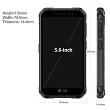Charger l&#39;image dans la galerie, Ulefone Armor X6 Rugged Phone, 2GB+16GB  ,  IP68/IP69K Waterproof Dustproof Shockproof, Face Identification, 4000mAh Battery, 5.0 inch Android 9.0 MTK6580A/W Quad Core up to 1.3GHz, Network: 3G