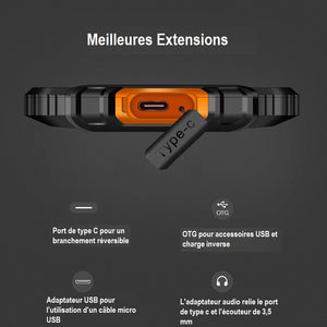Téléphone robuste Ulefone Armor 2, 6 Go + 64 Go , IP68 étanche à la poussière antichoc, identification d'empreintes digitales, 5.0 pouces Android 7.0  4G, NFC, OTG, Dual SIM ...