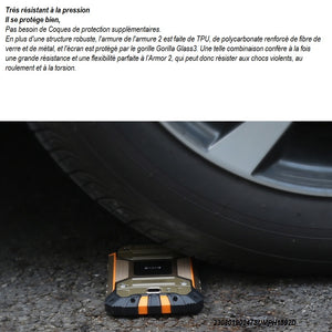 Téléphone robuste Ulefone Armor 2, 6 Go + 64 Go , IP68 étanche à la poussière antichoc, identification d'empreintes digitales, 5.0 pouces Android 7.0  4G, NFC, OTG, Dual SIM ...