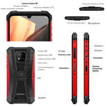 Charger l&#39;image dans la galerie, Téléphone robuste Ulefone Armor 8, 4 Go + 64 Go, triples caméras arrière , IP68 / IP69K étanche à la poussière, antichoc, identification du visage et d...
