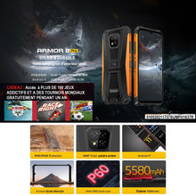 Charger l&#39;image dans la galerie, Téléphone robuste Ulefone Armor 8, 4 Go + 64 Go, triples caméras arrière , IP68 / IP69K étanche à la poussière, antichoc, identification du visage et d...