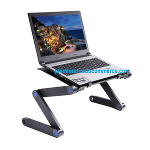 Support de bureau portable en alliage d'aluminium ,pliable réglable à 360 degrés, pour ordinateur portable