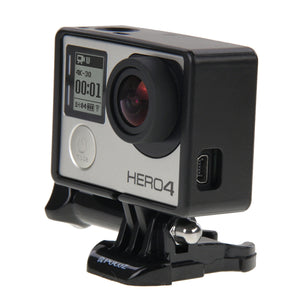 Boîtier de protection avec cadre de fixation standard,avec vis pour GoPro ...