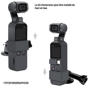 Cadre support d'expansion PULUZ avec adaptateur et vis pour DJI OSMO Pocket
