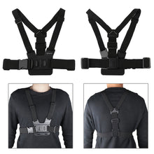 Charger l&#39;image dans la galerie, Ceinture ajustable avec sangle pectorale avec crochet en J et vis longue pour GoPro NEW HERO / HERO6 / 5/5 Session / 4 Session / 4/3 + / 3/2/1, Xiaoyi et autres caméras d&#39;action